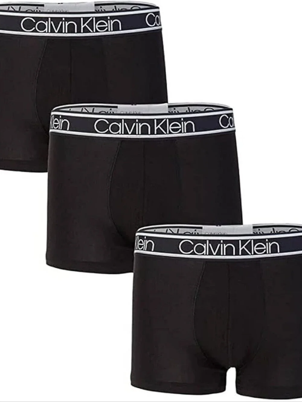 Calvin Klein Men The Ultimate Comfort 3 Pc Trunk Black S Underwear Ultrasoft